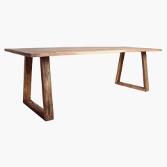 RECYCLED TEAK TABLE U LEG 200 - DINING TABLES